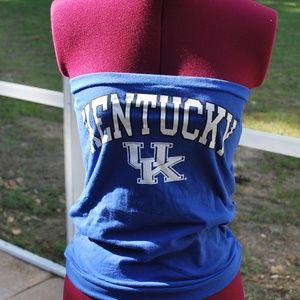 University of Kentucky Strapless Tube Top Shirt size S